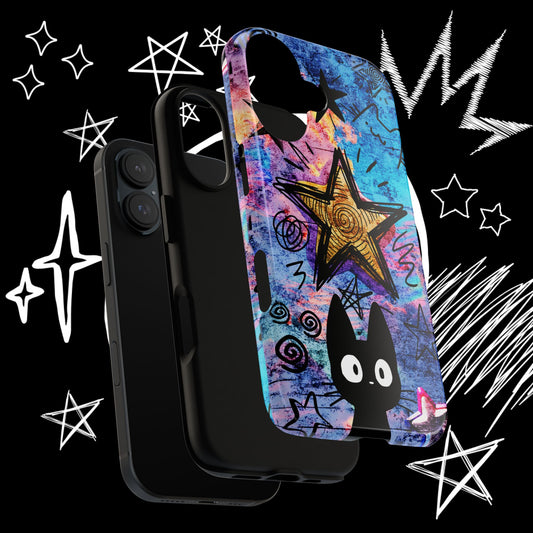 Black Cat Phone Case | Cute & Edgy Cover