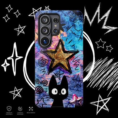 Black Cat Phone Case | Cute & Edgy Cover