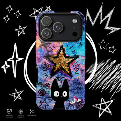 Black Cat Phone Case | Cute & Edgy Cover