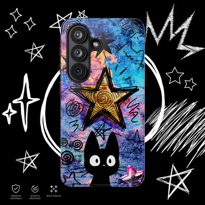 Black Cat Phone Case | Cute & Edgy Cover